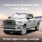 EcoNour Windshield Sunshade Compatible for Dodge Ram 1500 2011-2016 2017 2018, Sun Visor for Front Windshield & Window Sun Shade Cover, UV Heat Blocker & Protector, Car Accessories