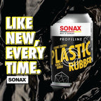 SONAX Profiline Plastic + Rubber Ceramic Coating | Si-Carbon Technology for Exterior Plastic & Rubber Protection | Restores Faded Trim & Bumpers | UV Protection for Tires & Trim | 241000 | 50ml