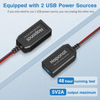 GPS Dash Cam Power Adapter, (10Pin Type H Connector)Mirror Camera Radar Charger Station GPS Dashcam Charger Cable for Select Hyundai/Kia,Genesis,Niro and More with Auto-dimming Rearview Mirror