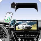 Phone Mount for Toyota Corolla (2019-2026,8" Screen) / Corolla Hatchback (19-26) / Corolla Cross (2022-2026), 15W Wireless Charger, Magnetic Phone Holder, 360° Adjustable, with Storage Box, 2023 2024