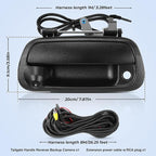 Tailgate Handle Backup Camera Fit for Toyota Tundra 2000-2006 Tailgate Reversing Rear View Park Assist Camera RCA Plug Replaces 819952028013