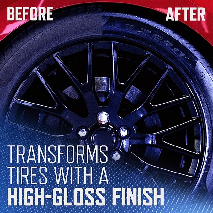 Armor All Podium Series Hybrid Ceramic High Gloss Tire Shine Spray, 16 fl oz, Long-Lasting Car Tire Shine Developed in Collaboration With Oracle Red Bull Racing