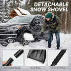 VCANENERGY Car Emergency Kit with Jumper Cable, First Aid Kit, Winter Travel Assistance with Detachable Snow Shovel, Safety Emergency Kit for Cars, Trucks