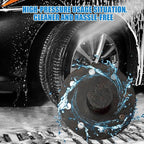 O Ring Chassis Cleaner Flusher Kit, Wheel Arch Cleaning Attachments, Compatible with AUS Hose Fitting, Pressure Washer Car Undercarriage Under Body Chassis Cleaner Adaptor