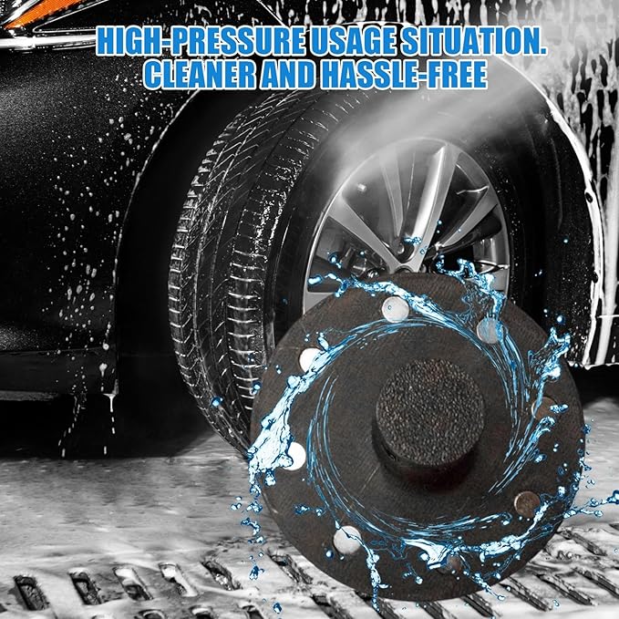 O Ring Chassis Cleaner Flusher Kit, Wheel Arch Cleaning Attachments, Compatible with AUS Hose Fitting, Pressure Washer Car Undercarriage Under Body Chassis Cleaner Adaptor