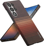 pitaka for S25 Ultra Case 6.9 Inch, Compatible with MagSafe, Slim & Light Samsung Galaxy S25 Ultra Case, 1500D Aramid Fiber Made [Tactile Woven - Sunset]