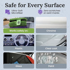 24" x 45" Extra Large Microfiber Towels for Car Drying Towel – 1200 GSM Twisted Loop Cloth, Ultra Absorbent, Streak-Free, Lint-Free, Scratch-Free, Edgeless Quick Drying Towel