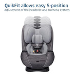 Maxi-Cosi Pria Max 3-in-1 Convertible Car Seat, Infant to Toddler Car Seat, ClipQuick Magnetic Chest Clip, Quick-Install Latch, Machine-Washable Cover, 5-100 lbs, Escargot