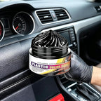 Tyre Nourish Cream, Tire Wax 100g with Sponge,Tire Polishing Paste, Restores Black Gloss, Wheel Cleaning Refurbish Wax, Polishing Paste for Cars Trucks, Restores Like-New Look (1pc)