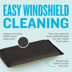 E-Cloth Windshield Haze Eraser, Auto Glass Cleaner, Car Windshield Cleaner, Cleaning Sponge for Windshields, Windows, Mirrors and Glass