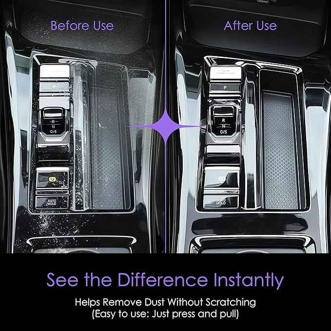 Car Cleaning Putty & Gel Slime, Reusable Cleaning Putty for Car Interior, Air Vents, Dashboard & Keyboard, No Residue Auto Detailing Gel (Lavender Scent)