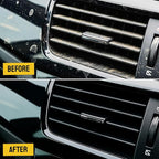 Detail Dudes Car Detailing Brush Set 3-pc - Scratch-Free Boars Hair for Interior and Exterior Work - Pro Quality Car Cleaning Brush Kit for Leather Seats, Dashboards, Wheels, Grills and Paint