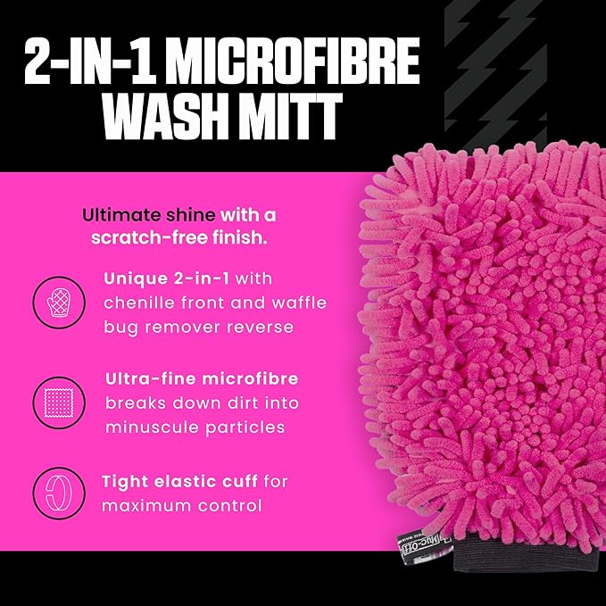 Muc-Off Waschhandschuh 2-in-1 Mikrofaser