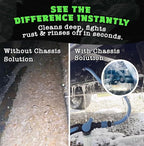 Salty Captain Chassis Flush 33.8oz | Undercarriage Cleaner & Salt Neutralizer | Prevents Rust & Corrosion on 4WD, ATV, Trailers & Off-Road Vehicles | Protective Underbody Wash