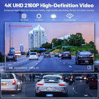 4K Dash Cam for Ford F150/F250/F350 2021-2026 (Model A), Front 4K Dash Camera, UHD 2160P Video, OEM Style, WiFi & APP, Loop Recording, G-Sensor, 24H Parking Monitor + 128GB Card