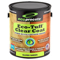 Eco-Tuff Finish Polyurethane Clear Coat — UV Resistant & Non-Toxic Wood Sealer — Clear Protective Water Based Sealant for Concrete Surface, Wood Floor, Cabinet, Countertop,Furniture — 1 Gallon — Gloss