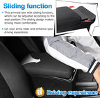Autorder Center Console Storage Box for Suzuki Jimny JB64W/JB74W 2018-2025 Accessories Armrest Box Replacement with Cup Holder Insert