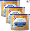 Arm & Hammer Fragrance Free Refillable Moisture Absorber and Odor Eliminator 14 oz. Tub