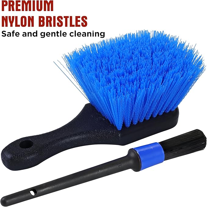 TAKAVU Wheel Tire Brush (Stiff Bristle)