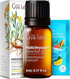 100% Pure Helichrysum Essential Oil - 0.17 Fl Oz - Helichrysum Oil for Hair, Skin, Diffuser, Aromatherapy & DIY Candle Making Scent