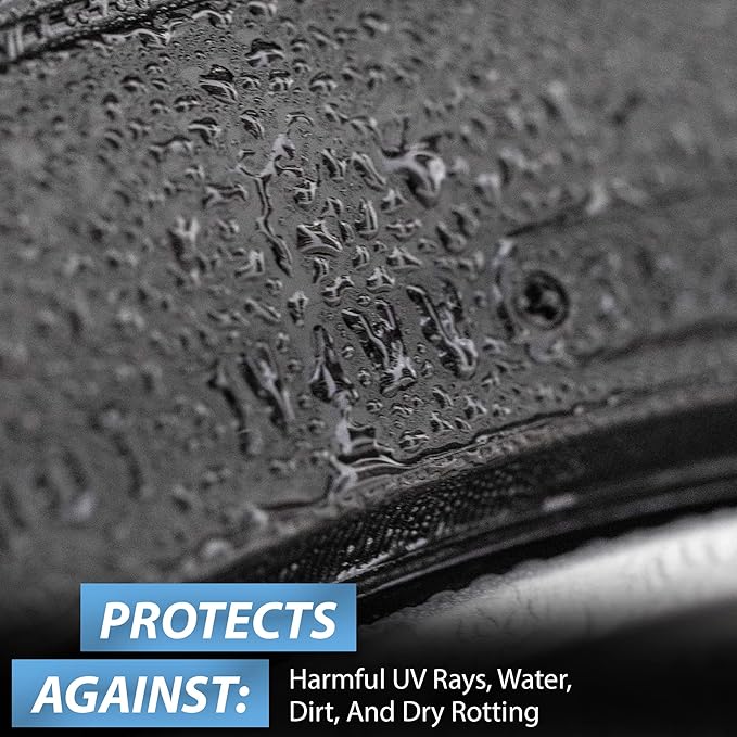 Torque Detail Graphene Tire Shine Spray - Long Lasting Deep Black Shine with No Sling - Graphene Protection Against UV Rays, Fading & Yellowing