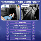 Todays Kids 2 Pack Kick Mats Back Seat Protector - Backseat Car Organizer for Kids, Car Storage Organizer, Back Seat Cars Organizers, Cars Organizers Backs Seats, Travel Accessories, No Pockets