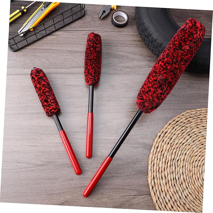 Cabilock 9pcs Wheel Cleaning Brush Bendable Detail Brushes for Car Auto and Motorcycle for Tire and Rim Cleaning