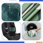 Hahafelt 2 Pack Car Seat Towel Cover and Athletic Running Towel with Storage Bags, Sweat Washable Gym Seat Protector Non Slip for Dog Pet Workout Running Outdoor Sport Activities(Yosemite)