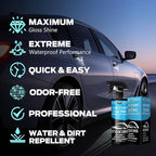 Premium Ceramic Coating for Cars- Extreme Hydrophobic Top Coat Polish & Car Coating Spray, Suitable for cars, pickup trucks, RVs, motorcycles, etc. Fast Application for Long-Lasting Shine & Protection