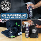 Chemical Guys CWS203FPB Foaming Citrus Fabric Clean Carpet & Upholstery Cleaner and HydroThread Protectant, Fabric Cleaner & Ceramic Fabric Protectant Bundle - (2-16 oz Bottles)