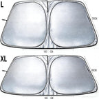 Graphene Car Sun Shade for Spyker C8 Aileron 2009-2016, Blocks UV Rays, Actively Dissipates Heat, Odorless and Easy to Fold Grey_L