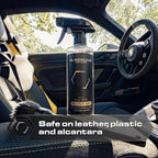 Blackline Car Care - Gentle APC - Streak free total Interior Cleaner and Protectant, Safe for Cars, Motorcycles & More. Leather upholstery cleaner - Interior car fabric cleaner (64 Fl Oz)