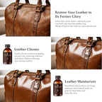 Leather Cleaner & Moisturizer Set, Gentle Leather Cleaner, Removes Stains & Minor Marks, Conditions & Protects Luxury Designer Bags