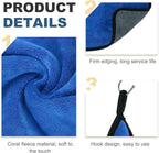 uxcell 6 Pcs 800gsm Microfiber Towels for Cars, 15.7 x 15.7 Inch Car Drying Towel Drying Towels Car Detailing Extra Large Super Absorbent Towel for SUV Truck Home, Gray Blue
