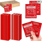 Timgle 200 Pcs Instant Stain Remover Wipes Individual Wrapped Stain Remover Wipes Bulk Portable No-rinse Cleaner for Clothes Fabric Coffee Grease Travel Purse Diaper Bag Car Laundry (Red)