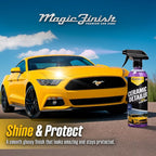 Magic Finish Ceramic Detailer (16 fl oz) – High-Gloss Ceramic Spray Coating for Sleek, Glossy Finish and Paint Protection – Car Detailing Supplies for Waxed, Painted, and Coated Surfaces
