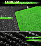 YeewayVeh 'Agile Giant' Car Drying Towel, 28x36 Inch Quick Car Wash Drying Towels, 1400 GSM Super Absorbent, Double Sided Microfiber Towels for Cars Effortless & Scratch-Free Detailing, Green