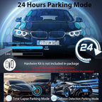 Mirror Dual Dash Camera,4K and 2.5K Dash Cam with Voice Control Rear View Mirror Camera and WiFi,GPS Dashcam for Cars with WDR Night Vision, G-Sensor, 24 Parking Monitor ABS (Include 64GB Card)