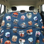 Lonfliness Car Seat Cover Towel Non Slip Back Seat Car Seat Towel Athletic Running Towel Washable Seat Cover for Gym Workout Sweat Outdoor Sport Beach Hiking Yoga (National Park)