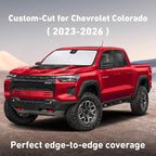 EcoNour Windshield Sunshade Compatible for Chevrolet Colorado 2023-2024 2025 2026, Sun Visor for Front Windshield & Window Sun Shade Cover, UV Heat Blocker & Protector, Car Accessories