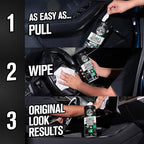 Chemical Guys Total Interior New Car Smell Cleaner & Protectant Wipes – All-in-One Interior Cleaning Wipes for Dashboards, Vinyl, Leather, Fabric & Glass – Cleans & Protects, New Car Scent, 30 Ct