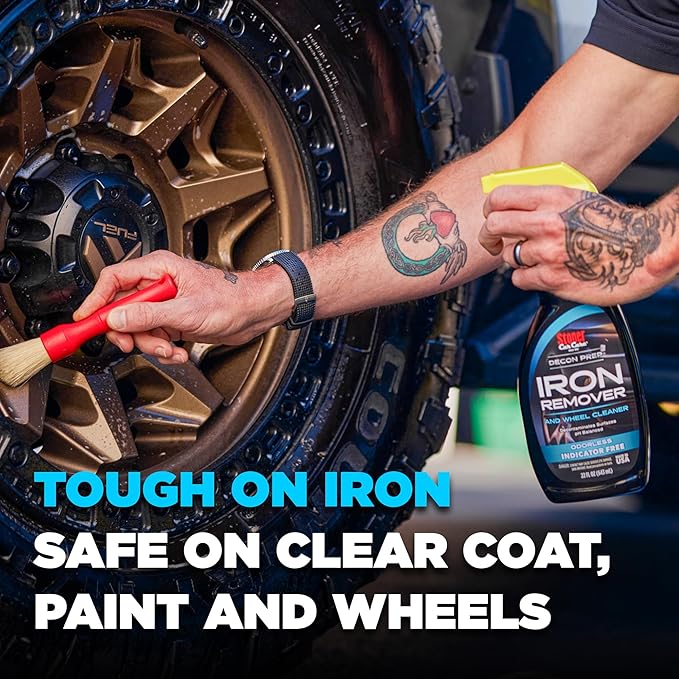 Stoner Car Care 92102 Iron Remover & Wheel Cleaner – Odorless Iron Fallout & Brake Dust Remover for Paint, Wheels & Glass – pH Balanced Rust Decontaminant – 5 Gallon