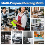 FIXSMITH Microfiber Cleaning Cloth, Shop Towels Bulk, 24 Pack Microfiber Towels for Cars, All-Purpose Absorbent Cleaning Rags, Dust Cloth for Automotive, Mechanic, Garage, Bar, 12 x 11 inch