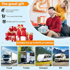 1080P HD Wireless Backup Camera: 1-Min Magnetic Easy Install No Wiring 7" Anti-Glare Monitor with Clear Night Vision - 24H Long Life Solar Scratch-Proof Rear View Camera for Truck Trailer SUV Small RV