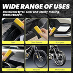 Tire Shine Gel - Ungraded Long-Lasting Tire Dressing with Wet Gloss Look Finish, UV Protection & Weather Resistant Tire Coating for Car, Truck, Motorcycle, RV - 7oz/200g