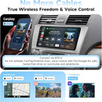 Dasaita 6GB+64GB Car Stereo Radio for Toyota Camry 2007-2011 with Wireless Carplay & Android Auto, Android 13 GPS Navigation Head Unit, 9" QLED Touchscreen, Plug and Play, Voice Control
