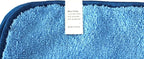 Maxshine 380GSM Zero Crazy Microfiber Towel Cleaning Cloth with Blue Silk Border - Blue, 16”x24” (40x60cm), Ultra-Soft & Absorbent, Perfect for Car Detailing & Cleaning