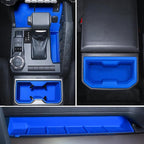 Interior Silicone Liner Insert Custom Fit for Tacoma 2024-2026, Silicone Organizer Tray for Tacoma Gen 4th Double Cab only - Fully Covered - for Tacoma Accessories