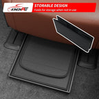 Center Aisle Storage Box Compatible with 2017-2026 Ford Transit First Row Foldable Aisle-Mount Storage Box Replaces the Console Organizer for 2025 Transit Accessories