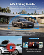 KAWA 3K Dash Cam Front, 32GB SD Card Included, Voice Control, Built-in Wi-Fi, 24/7 Parking Mode, G-Sensor, Night Vision, Loop Recording, App Control, 3K Dashcam for Cars, Truck, RV, SUV, Van